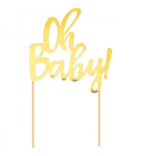 TOPPER BOLO OH BABY!